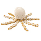 Nattou Piu Piu octopus soft toy in caramel, 21.5cm (British brand)