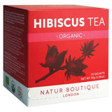 Natur Boutique Organic Hibiscus Tea 20 Sachets