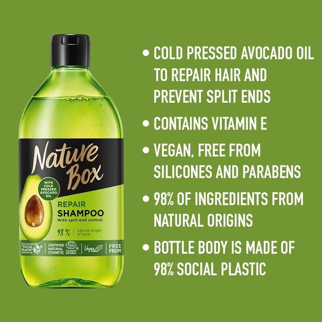 Nature Box Avocado Shampoo 385ml