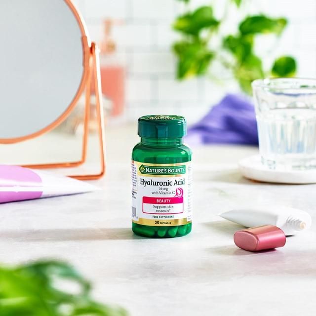 Nature's Bounty Hyaluronic Acid 20 mg with Vitamin C Capsules 30 per pack