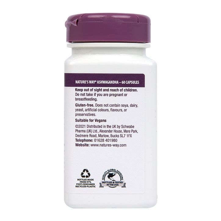 Nature's Way Ashwagandha 60 Capsules