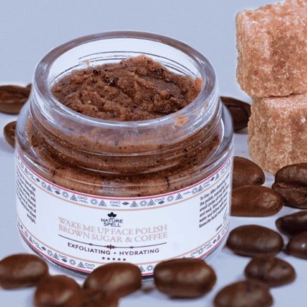 Nature Spell Brown Sugar & Coffee Face Scrub