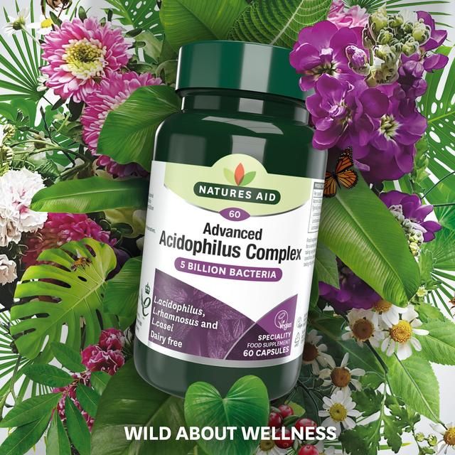 Natures Aid Advanced Acidophilus Complex Supplement Capsules 60 per pack