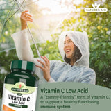Natures Aid Low Acid Vitamin C Tablets 1000mg 90 per pack