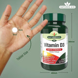 Natures Aid Super Strength Vitamin D3 Tablets 4000iu 60 per pack