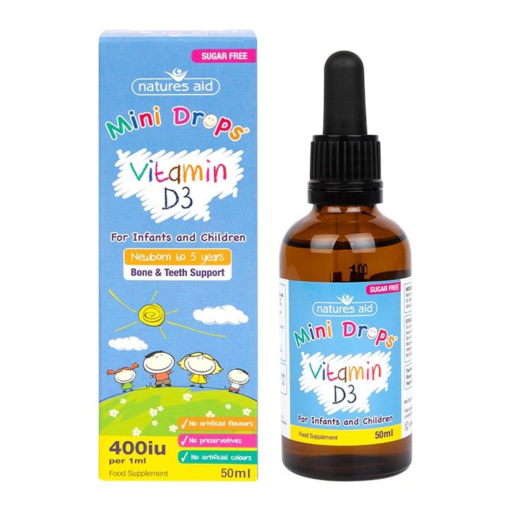 Natures Aid Vitamin D3 Drops for Children 50ml