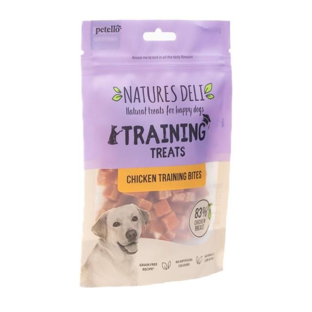 Natures Deli Chicken Training Bites Dog Treats 100g