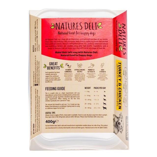 Natures Deli Senior Wet Dog Food 400g