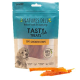 Natures Deli Soft Chicken Strips Dog Treats   100g