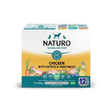 Naturo Grain Free Adult Dog Chicken and Potato 12 x 400g