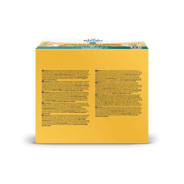 Naturo Grain Free Adult Dog Chicken and Potato 12 x 400g