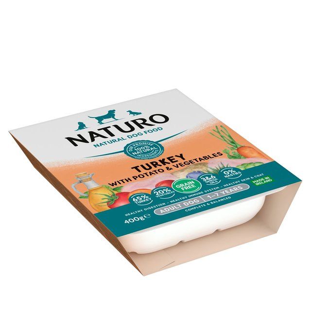 Naturo Grain Free Turkey with Potato & Vegetables 400g