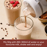 Naturya Balanced Protein Superfood Shake Chocolate & Raspberry 550g
