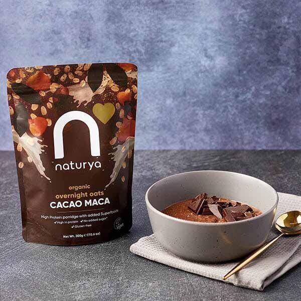 Naturya Cacao Maca Organic Overnight Breakfast Oats 300g