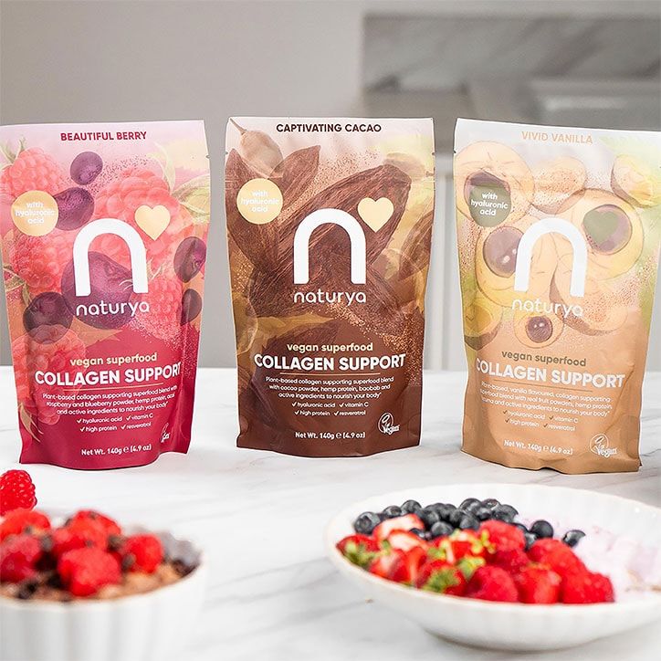 Naturya Collagen Support Captivating Cacao 140g Vivid Vanilla