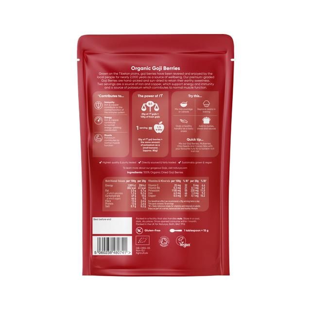 Naturya Organic Sundried Goji Berries 200g