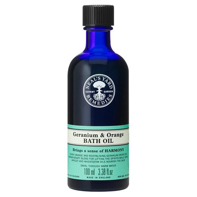 Neal's Yard Geranium & Orange Bath Oil 100ml