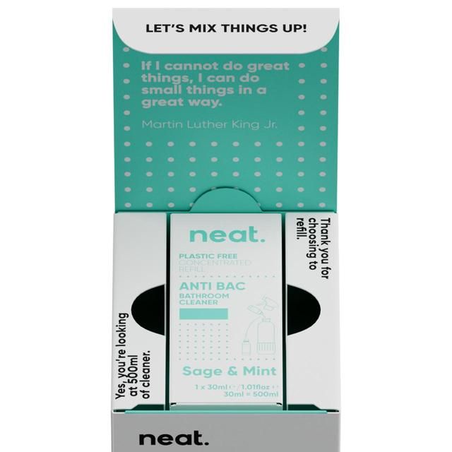 Neat Anti-Bac Bathroom Cleaner Refill Starter Pack Sage & Mint   500ml