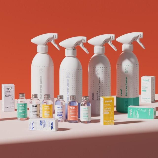 Neat Anti-Bac Glass Cleaner Refill Starter Pack Yuzu Tea 500ml