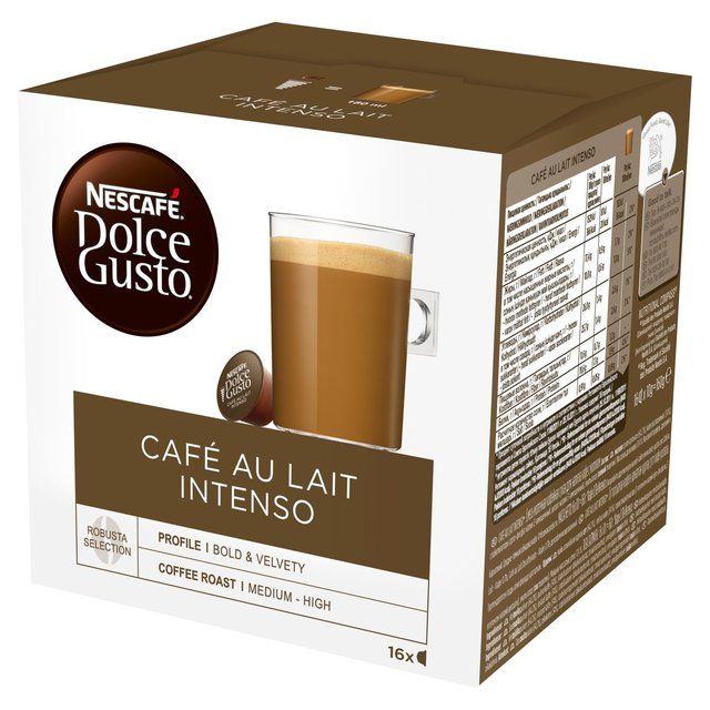 Nescafe Dolce Gusto Cafe Au Lait Intenso Pods 16 per pack