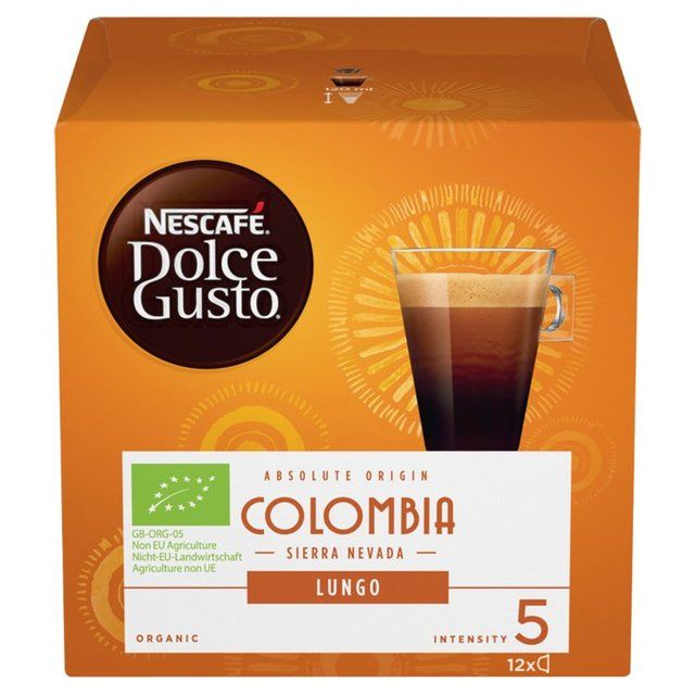 Nescafe Dolce Gusto Colombia Sierra Nevada Lungo Coffee Pods 12 per pack
