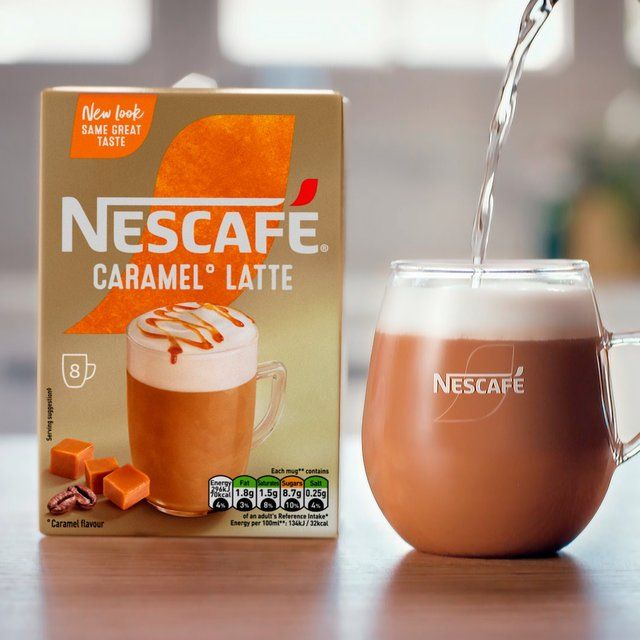 Nescafe Gold Caramel Latte 8 per pack
