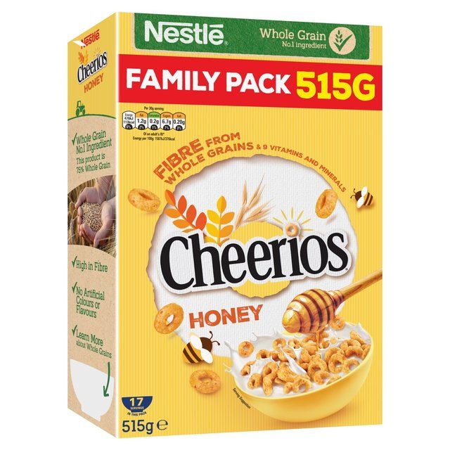 Nestle Cheerios Honey Cereal 515g