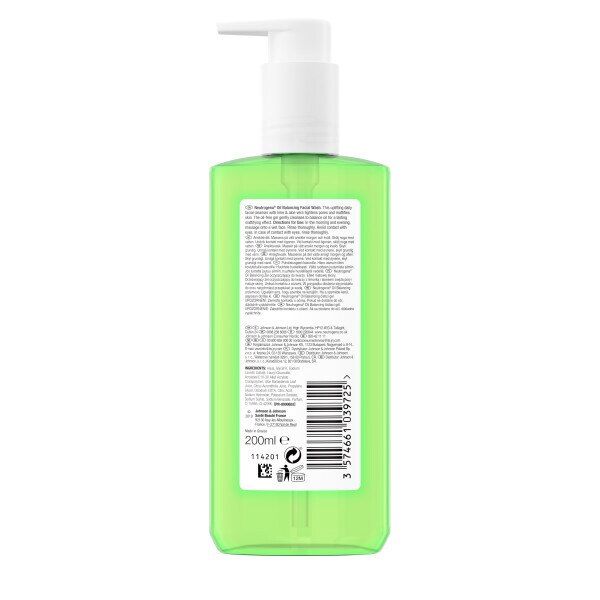 Neutrogena Oil Balancing Facial Wash 200ml