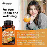 New Leaf Immune Complex + Vitamins & Minerals 120 Tablets