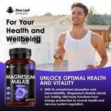 New Leaf Magnesium Malate 120 High Strength Capsules 1000mg