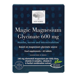 Nouveau Glycinate de magnésium magique nordique 600mg 60 comprimés