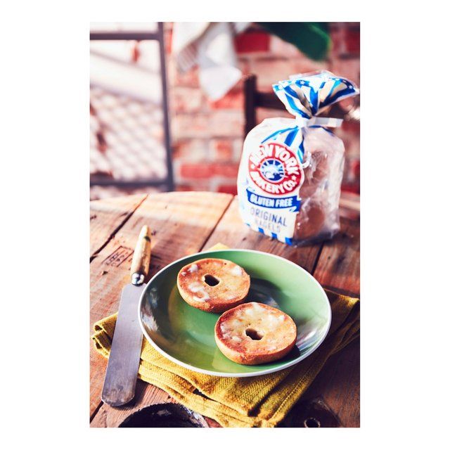 New York Bakery Co. Gluten Free Plain Bagels 288g