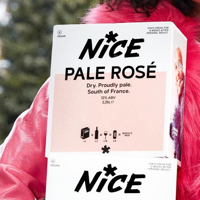 Nice Pale French Rose Bag in Box   2.25L