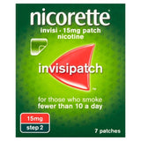 Nicorette Invisi Patch Step 2 15 mg 7 Patches (Stop Smoking Aid) 7 per pack