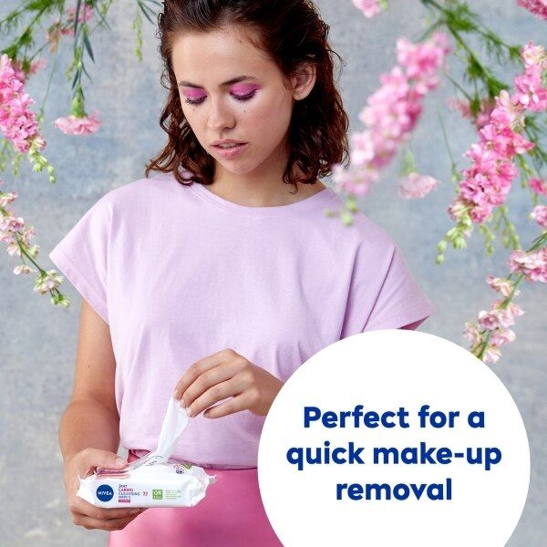 Nivea Biodegradable Face Cleansing Wipes Dry Skin 20'S