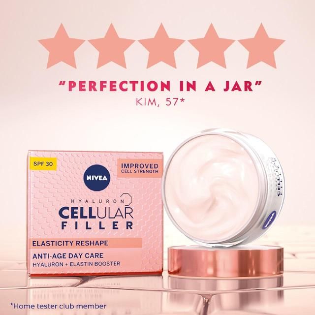 NIVEA Hyaluron Cellular Elasticity Filler Anti-Wrinkle Day Face Cream SPF30 50ml