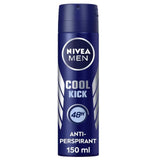 NIVEA Men Cool Kick Anti-perspirant Deodorant Spray 150ml