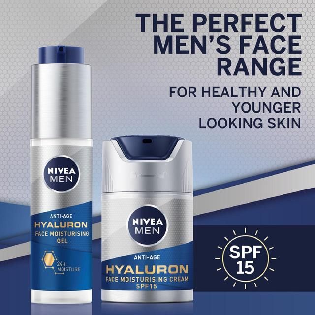 NIVEA MEN Hyaluron Anti-Age Face Moisturising Gel 50ml