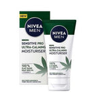 NIVEA Men Sensitive Pro Calming Face Cream Moisturiser with Hemp Oil, 75ml