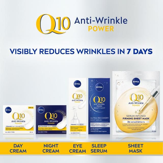 NIVEA Q10 Power Anti-Wrinkle & Firming Nourishing Night Face Cream 50ml