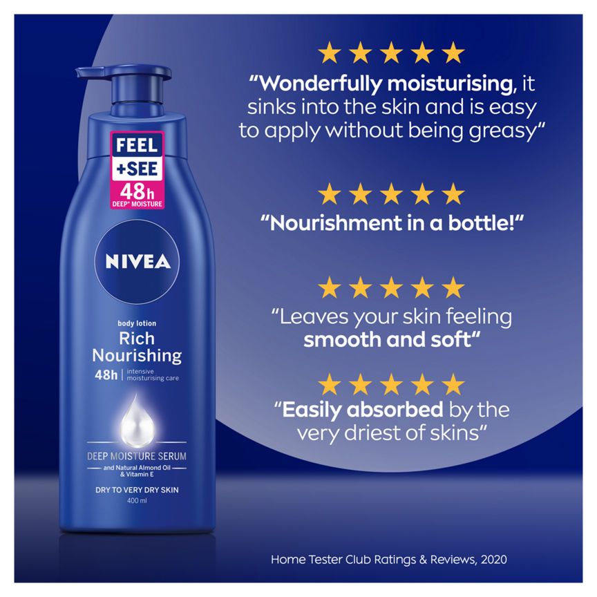 Nivea Rich Nourishing Body Lotion For Dry Skin
