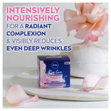 NIVEA Rose Care Anti Wrinkle Night Cream with Rose Petal Oil & Calcium   50ml