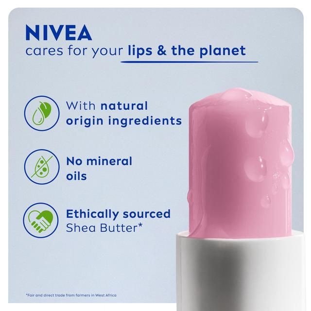 NIVEA Rosehip Oil Caring Scrub Lip Balm 4.8g