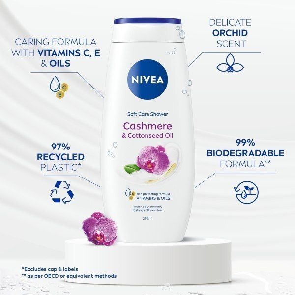 NIVEA Shower Gel Indulgent Moisture Cashmere 250ml