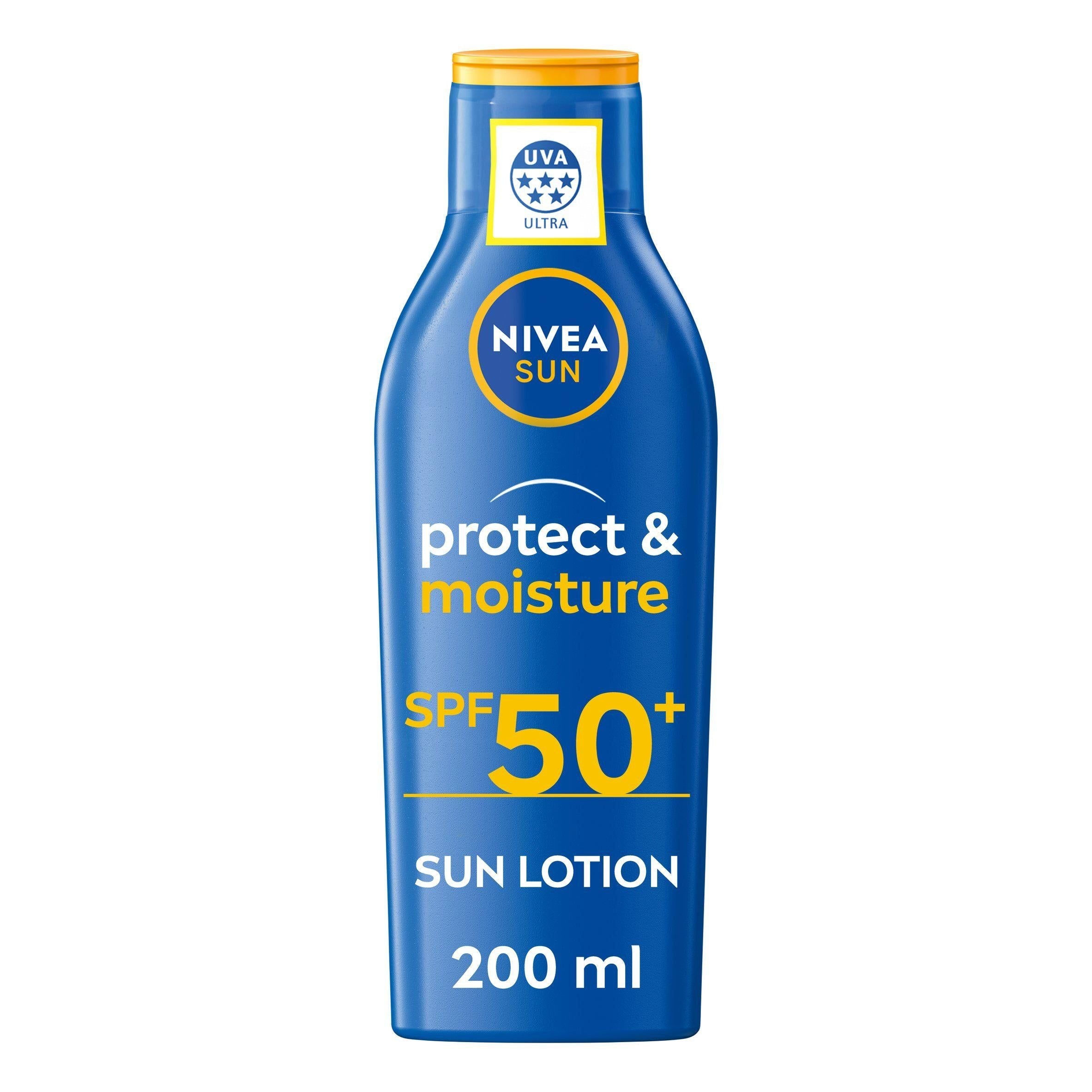 Nivea Sun Protect & Moisture Sun Cream Lotion SPF50+ 200ml