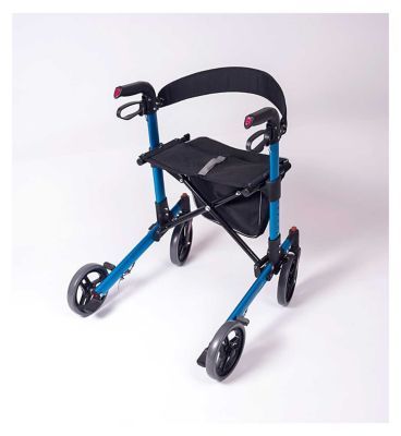 NRS Healthcare Compact Easy Rollator – Blue