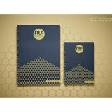Nu Evolve Neutral A5 Blue Wirebound Notebook