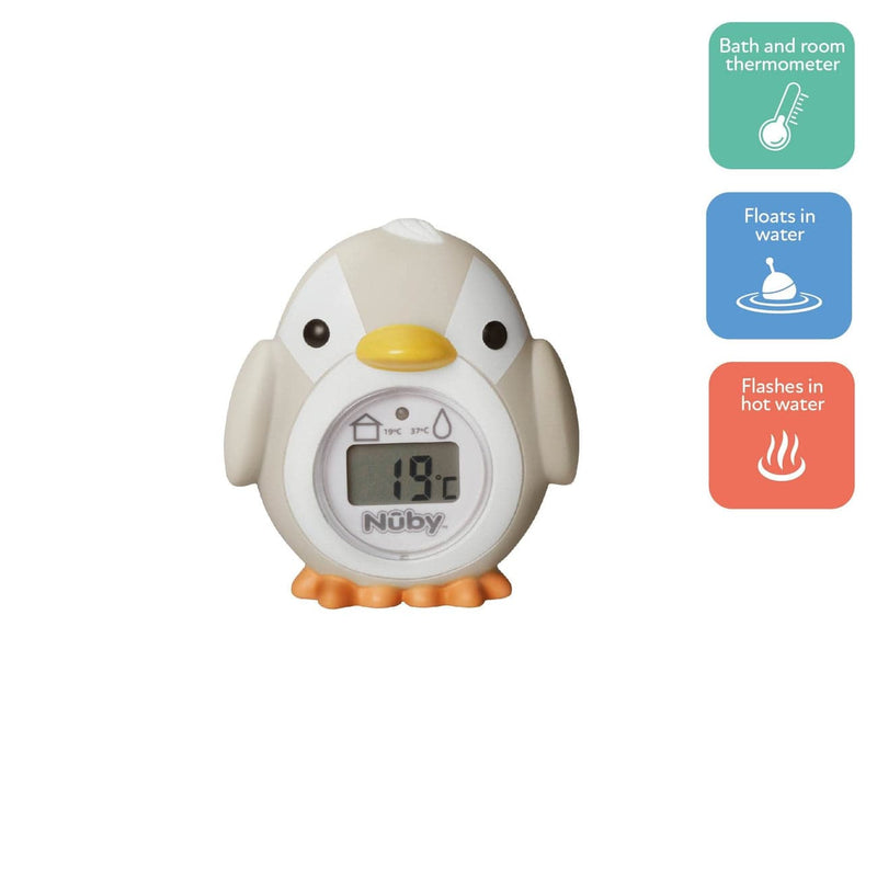 Nuby penguin bath and room thermometer, imported from the UK
