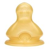 NUK First Choice Latex Bottle Teats Medium Flow 0-6 Months 2 per pack