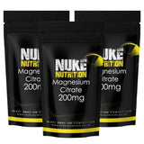 Nuke Nutrition Magnesium Citrate Tablets 200mg - 180ct